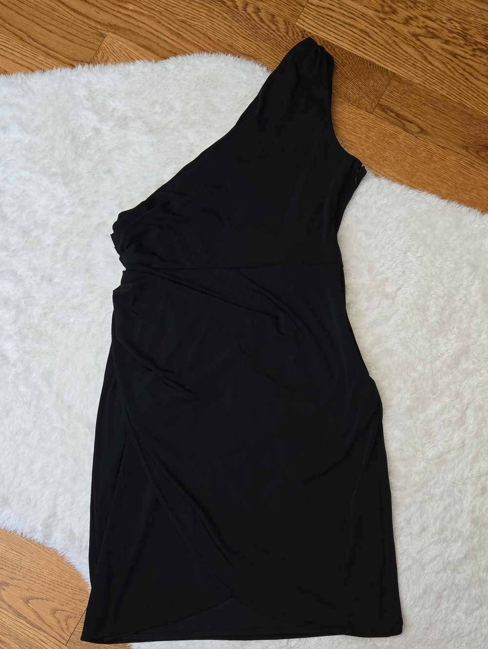 White House Black Market One Shoulder Dress, Womens Size 10